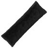 vidaXL Coj&iacute;n con almohada HEERLEN 2 uds. Negro Fleece PV