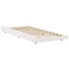 vidaXL Estructura de cama Blanco 90 x 200 cm Madera maciza de Pino