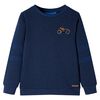 Sudadera infantil azul marino m&eacute;lange 128
