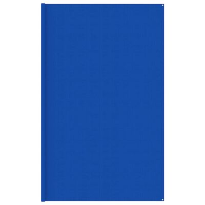 vidaXL Alfombra para tienda de campaña HDPE azul 400x600 cm