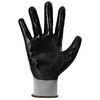 vidaXL Guantes de Trabajo 24 pcs Gris y Negro 8 / m Poli&eacute;ster