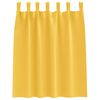 vidaXL Cortinas Opacas con Anillas 2 pcs Amarillo Mostaza 140 x 140 cm