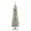 vidaXL &Aacute;rbol de Navidad artificial 210 cm PVC, Metal y Pl&aacute;stico