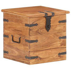 vidaXL Ba&uacute;l de madera maciza de acacia 40x40x40 cm
