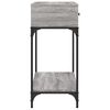 vidaXL Mesa consola madera de ingenier&iacute;a gris Sonoma 100x34,5x75 cm