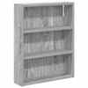 vidaXL Armario de pared para ba&ntilde;o Gris Sonoma 40 x 10 x 50 cm