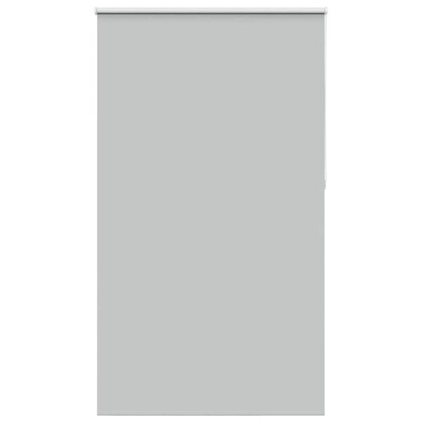 vidaXL Estor Enrollable Opaco gris claro 130x230 cm Tela Ancho 126,6cm