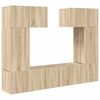 vidaXL Juego de muebles de sal&oacute;n 6 piezas roble Sonoma