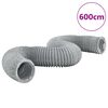 vidaXL Conducto de escape PVC 6 m &Oslash;20 cm