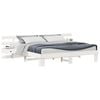 vidaXL Estructura de cama 200 x 200 cm Madera de pino macizo