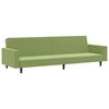 vidaXL Sof&aacute; cama de 2 plazas terciopelo verde claro