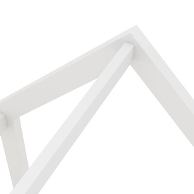vidaXL Estructura de cama infantil cajones madera pino blanco 90x200cm