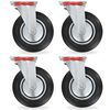 vidaXL Ruedas giratorias 4 unidades 200 mm