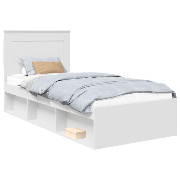 vidaXL Estructura de cama 90 x 200 cm Madera de pino macizo