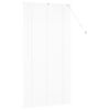 vidaXL Persiana para Ventana con cortinas Manual Blanco Aluminio