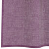 vidaXL Cortinas de gasa con trabillas 2 uds morado 140x245 cm
