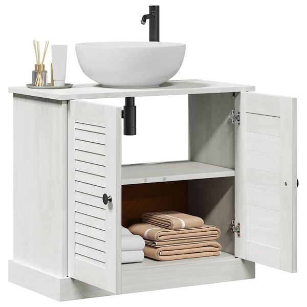 vidaXL Mueble de lavabo con estante VIGO y Antiguo 68 x 34 x 59 cm