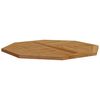 vidaXL Tablero de mesa octogonal de madera maciza de teca 90x90x2,5 cm