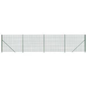 vidaXL Cerca de alambre con brida verde 1,8x10 m