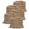 vidaXL Sacos de yute 5 unidades 100x110 cm 100% yute 340 g/m&sup2;