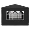 vidaXL Carpa para celebraciones gris antracita 3x3 m