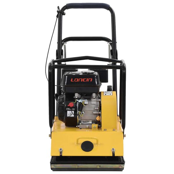 vidaXL Compactador de placas vibratorias 196 CC 85 kg 15,5 Kn
