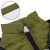 vidaXL Abrigo perro arnés impermeable reflectante L24 verde militar