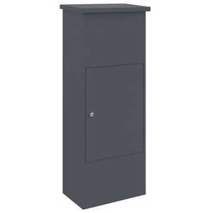 vidaXL Caja de entrega de paquetes Antracita 44,5 x 29 x 110,5 cm