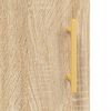 vidaXL Armario de pared 2 unidades roble Sonoma 69,5x34x90 cm