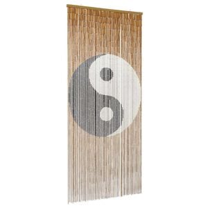 vidaXL Cortina de Puerta Insectos Multicolor 200 x 90 cm Bamb&uacute;