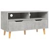 vidaXL Mueble de TV madera de ingenier&iacute;a gris hormig&oacute;n 90x40x48,5 cm