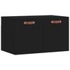 vidaXL Armario de pared madera de ingenier&iacute;a negro 60x36,5x35 cm