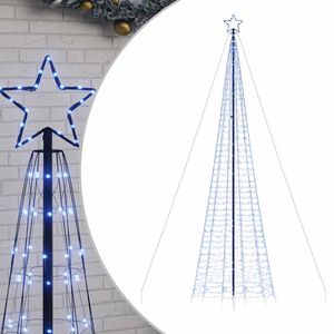 vidaXL &Aacute;rbol de Navidad LED con estacas 1534 LEDs azul 500 cm