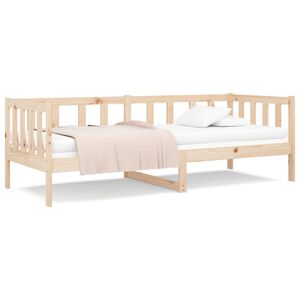 vidaXL Sof&aacute; cama sin colch&oacute;n madera maciza de pino 80x200 cm