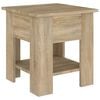 vidaXL Mesa de centro madera de ingenier&iacute;a roble Sonoma 40x40x42 cm