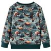Sudadera infantil verde oscuro 116