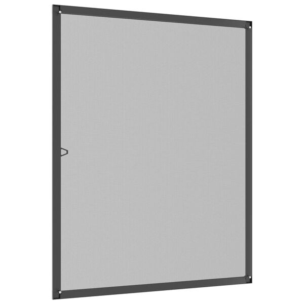 vidaXL Mosquitera para ventanas gris antracita 100x120 cm