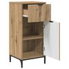 vidaXL Juego de muebles de ba&ntilde;o con caj&oacute;n 2 pcs Roble artesanal