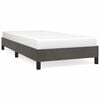 vidaXL Estructura de cama sin colch&oacute;n terciopelo gris oscuro 90x190 cm