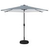 vidaXL Parasol de jard&iacute;n con luces LED 300 x 300 cm Poli&eacute;ster