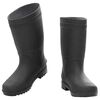 vidaXL Botas de agua negro n&uacute;mero 39 PVC