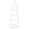vidaXL &Aacute;rbol de Navidad de metal con soporte KUOPIO 150 cm Acero