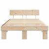 vidaXL Estructura de cama Natural 120 x 200 cm Madera de pino macizo