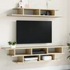 vidaXL Muebles de TV de pared madera de ingenier&iacute;a roble Sonoma