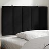 vidaXL Cabecero de cama acolchado Hanko terciopelo negro 90 cm