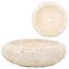 vidaXL Lavabo 40x12 cm m&aacute;rmol color crema
