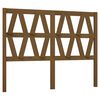 vidaXL Cabecero de cama madera maciza de pino marr&oacute;n miel 126x4x100 cm
