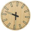 vidaXL Reloj de pared con escalas y agujas luminosas amarillo &Oslash;30 cm