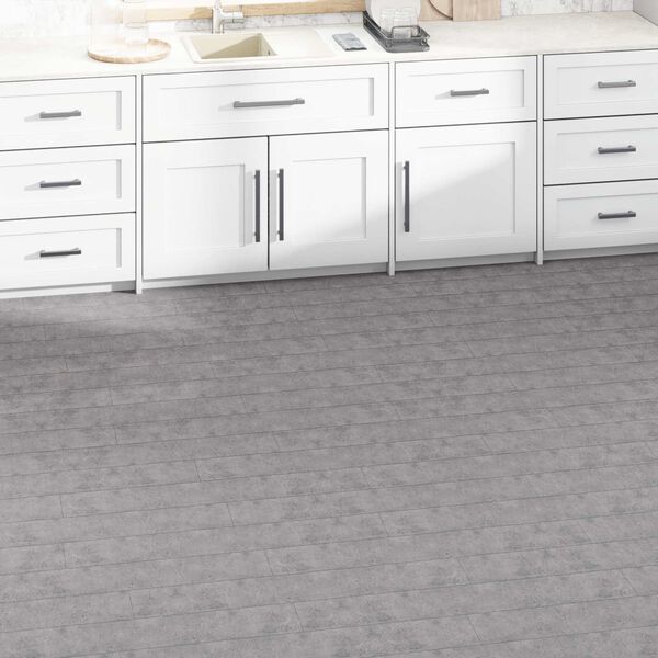 vidaXL Tableros de Suelo 36 pcs Cemento Marr&oacute;n 5,02 m&sup2; PVC