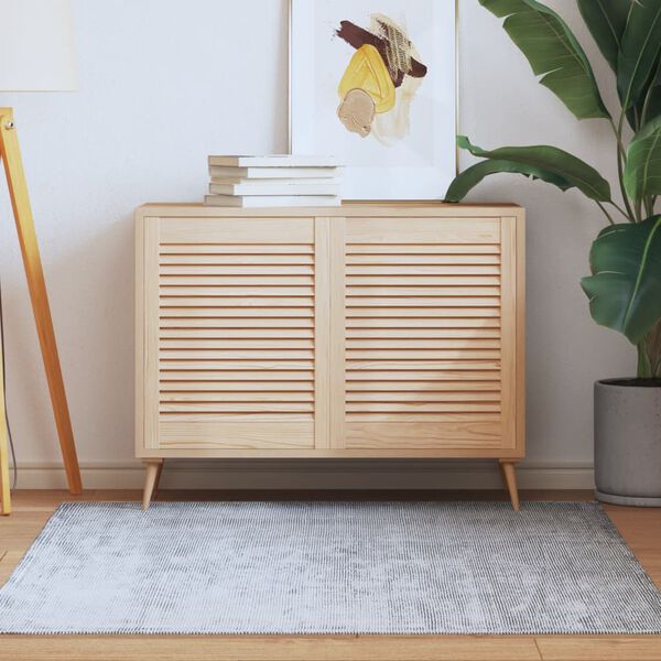 vidaXL Puertas de armario de lamas 2 uds madera de pino 61,5x49,4 cm